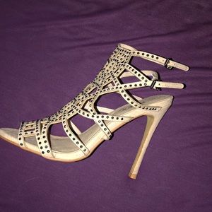Rhinestone high heels